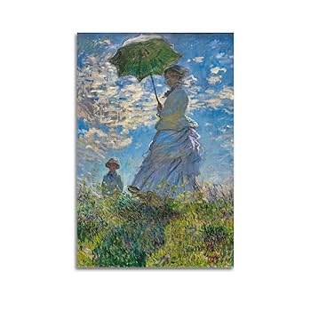 Amazon.co.jp: Claude Monetクロード・モネ(日傘をさす女-モネ