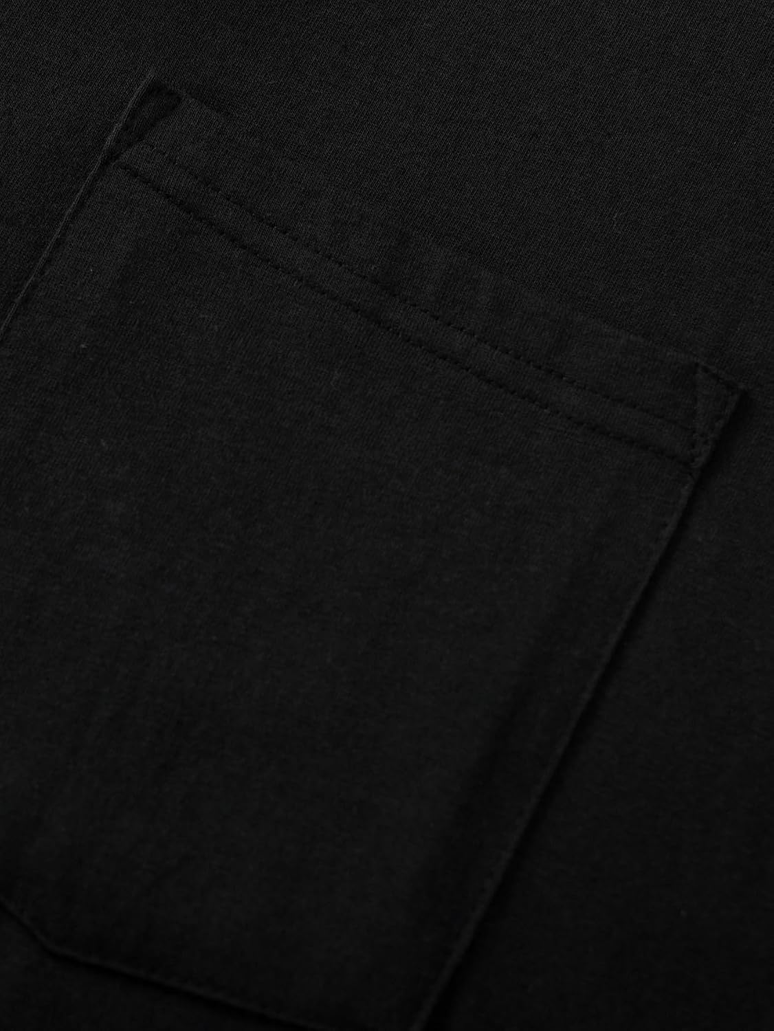 Latuza Men's Cotton Button Down Nightshirt with Pockets