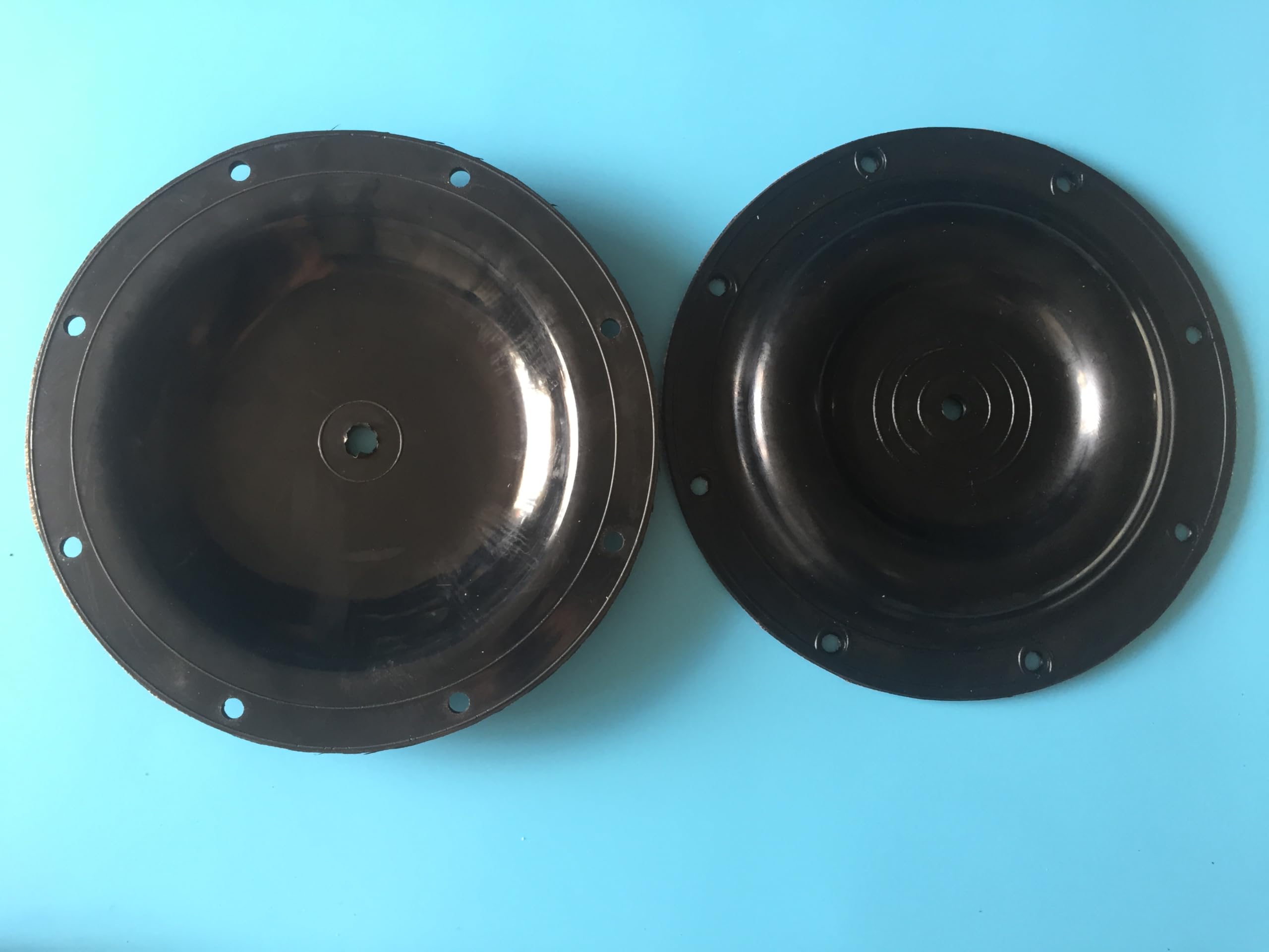 DBY-25/40 Electric Diaphragm Pump Accessories Pudding NBR Rubber Diaphragm Black Diameter 230 Oil Resistant