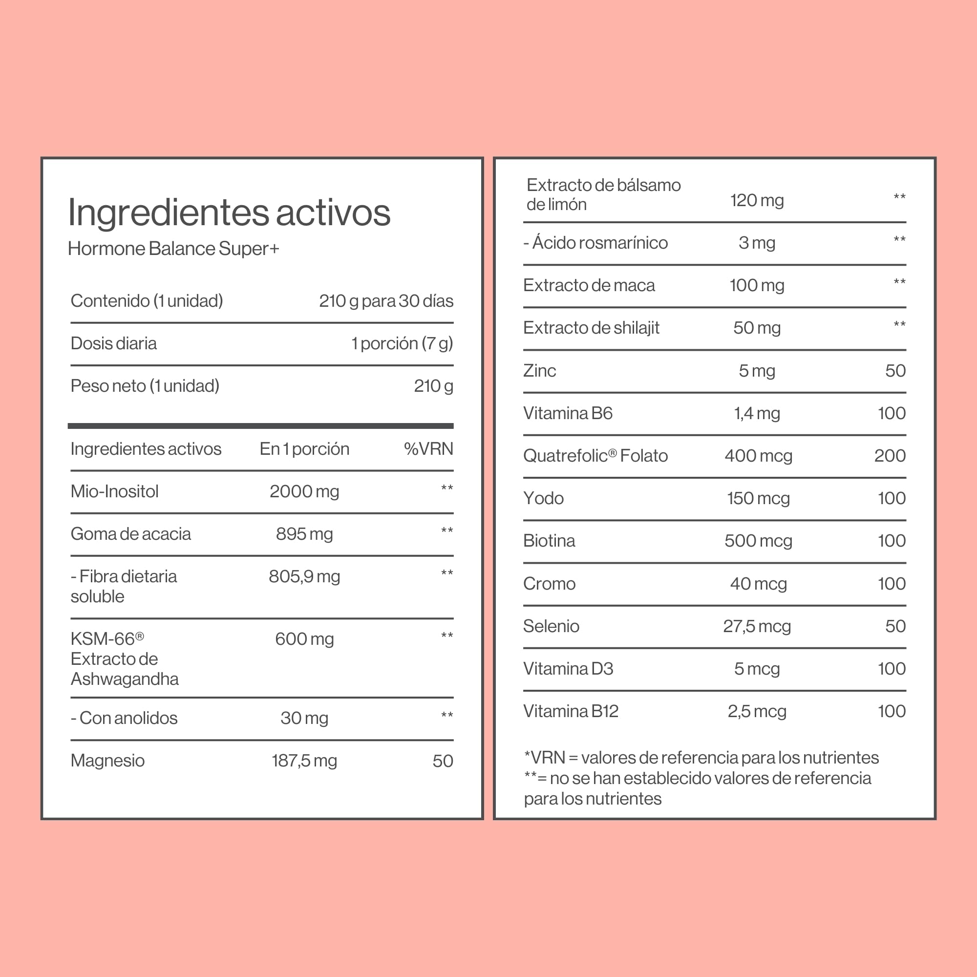 Tummy Tox Hormone Balance Super+ Mio-Inositol en Polvo 2000 mg