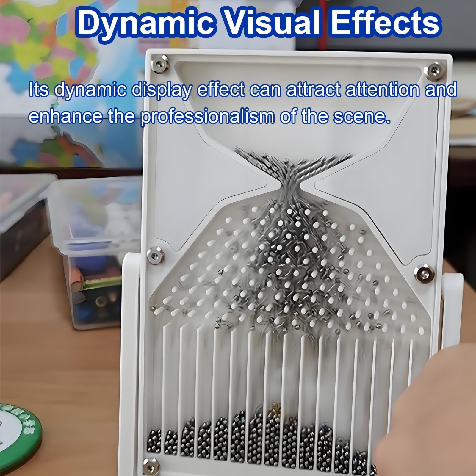 Galton Board Demonstrationsmodell für Normalverteilung, Wahrscheinlichkeitslehrwerkzeug, Physiklabor Experimentierhilfe zum Lernen