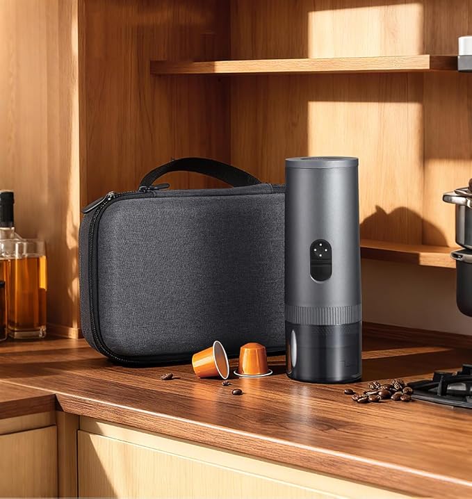 Cafetera Portátil 3 en 1 con Autocalentamiento, 20 BAR y Batería miniatura 5