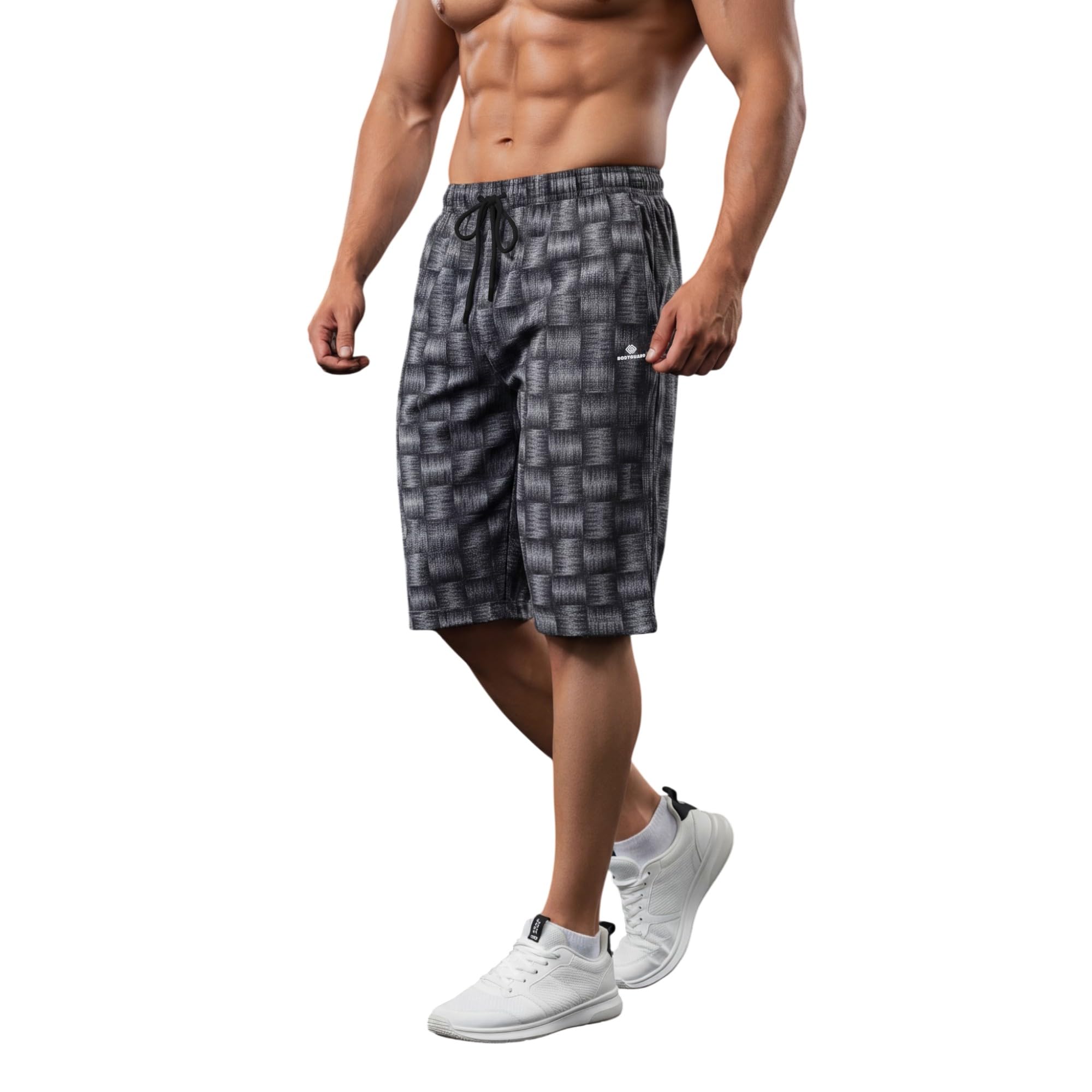 FEEL TRACK Men's Regular Fit Three Fourth Capri (Pack of 2)-picture-24