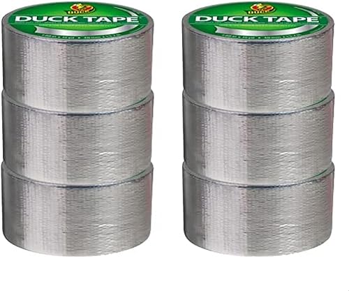 Miniatura 15 de Duck Brand 280621 Cinta adhesiva de color metálico, cromada, 1.88 pulgadas x 10 yardas, rollo individual, 1.88 pulgadas x 10 yardas Cromado Metálico