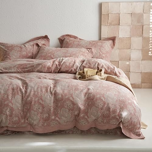 Vista 330 de Linda funda de edredón de fresa, tamaño individual XL, suave, 100% algodón, juego de ropa de cama de fresa rosa, ligero, funda de edredón para niños