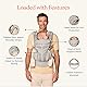 Ergobaby Omni Classic Baby Carrier for Newborn to Toddlers 0-48 Months (7-45 lbs) - 4-Position Breathable Mesh Baby Carrier with Ergonomic Support - Pearl Grey Product Image 3