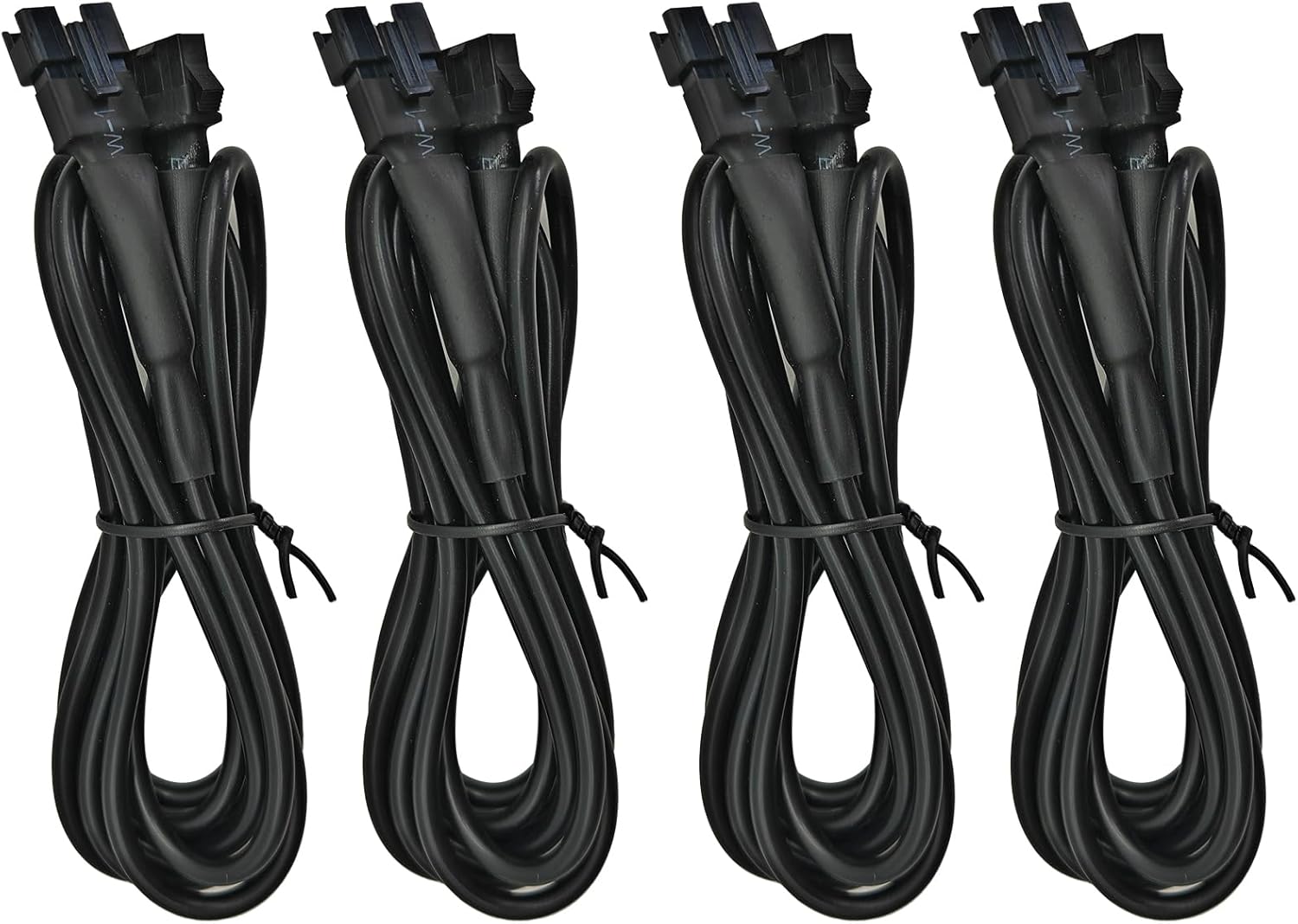 6 Pods RGBW LED Rock Lights and 4 Piece 70 inch/5.90FT 5-Pin RGBW LED Rock Lights Extension Cord Cable Wire Set