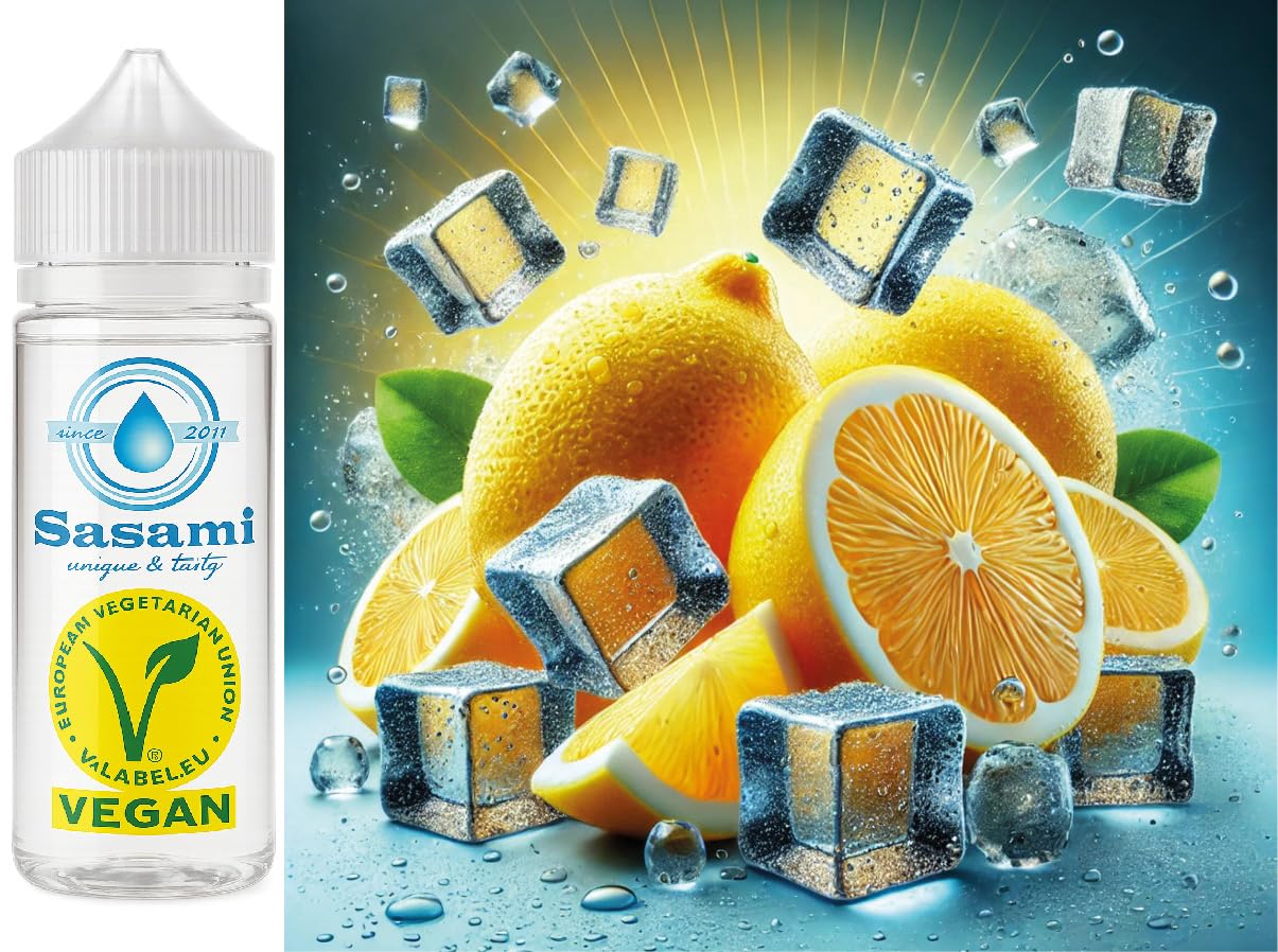Lemon Ice - Zitrone Ice Aroma Konzentrat - Vegan - Sasami - 100ml