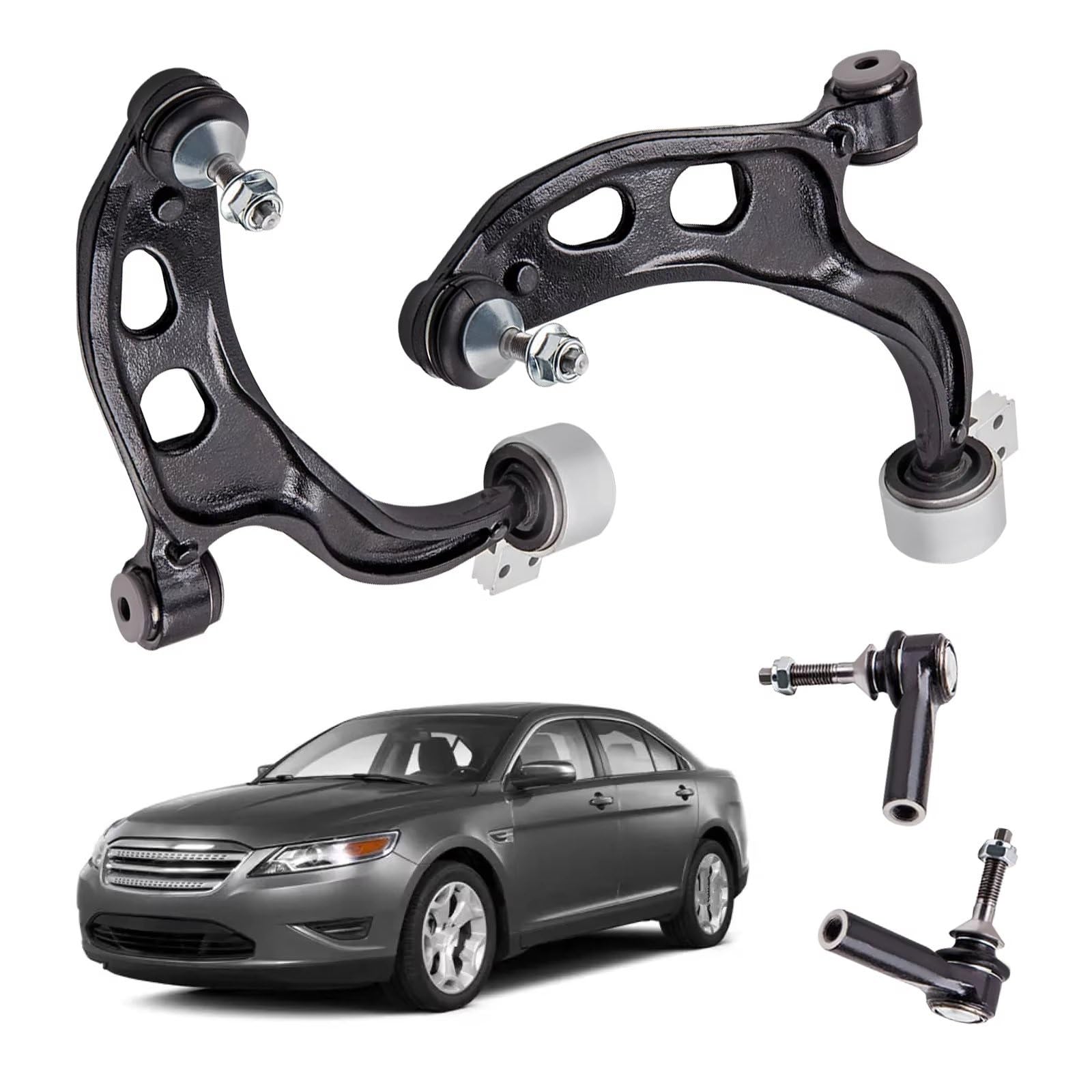 Compatible Avec Ford Pour Flex Pour Taurus 2010 2011 2012 Ensemble De Bras De Commande Inférieur Avant Avec Rotule BA5Z3078A Jeu de bras suspension