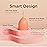 Saalt Soft Menstrual Cup - Reusable Period Cup - Made for Comfortable, Leak-Free Protection Up to 12 Hours - BPA & Latex Free - Includes Cup & Carry Bag (Regular Grey/Small Desert Blush)