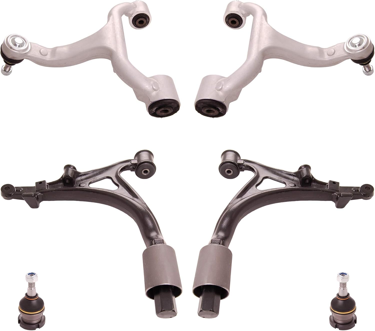 Sidem Belgium Front Upper and Lower Control Arm Kit For Mercedes W163 To Chassis