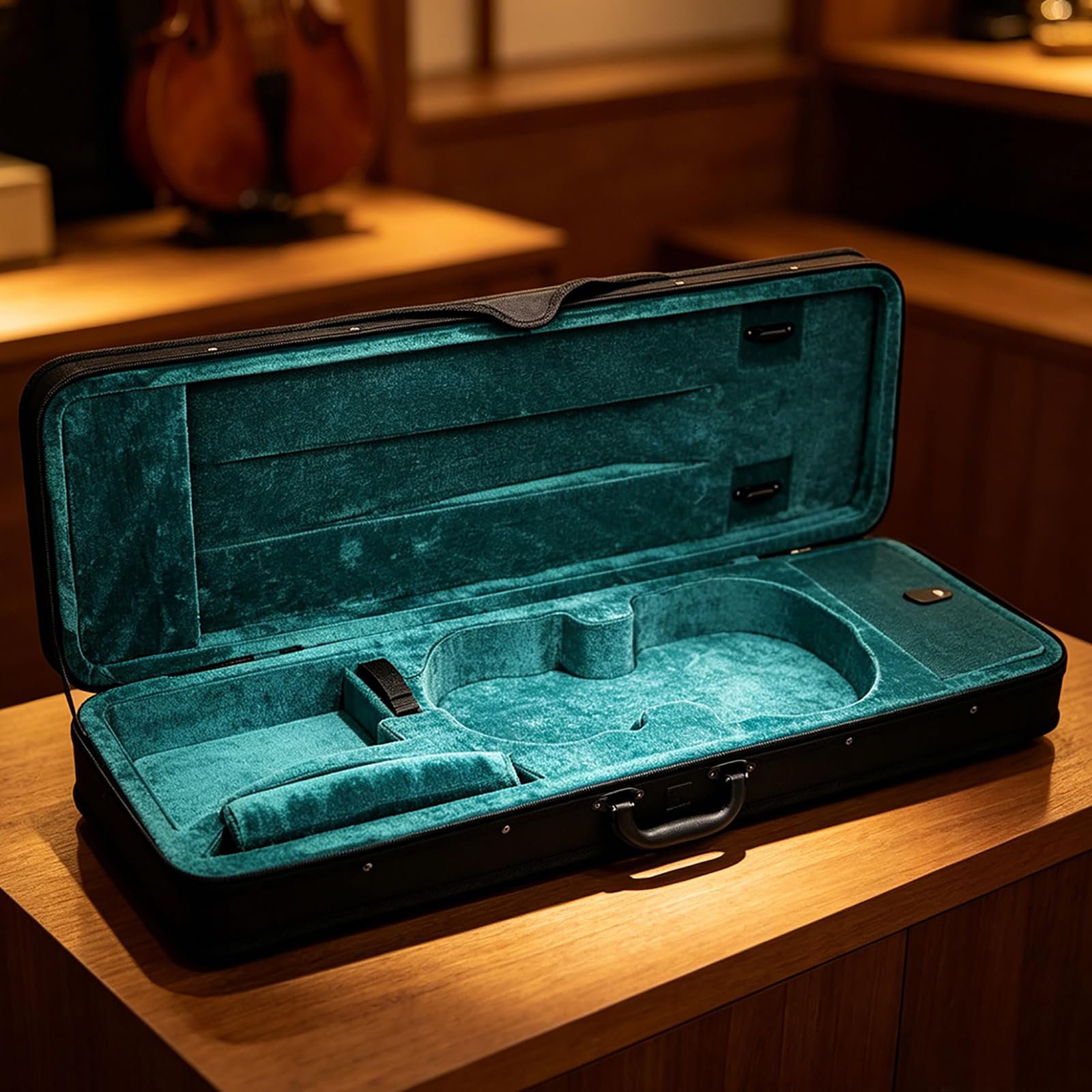 Professioneller, wasserdichter Violinen Rucksack aus Oxford Stoff, Kompatibilität in den Größen 1/4 bis 4/4 und verbesserter Schutz Schulter Geigen Tragetasche