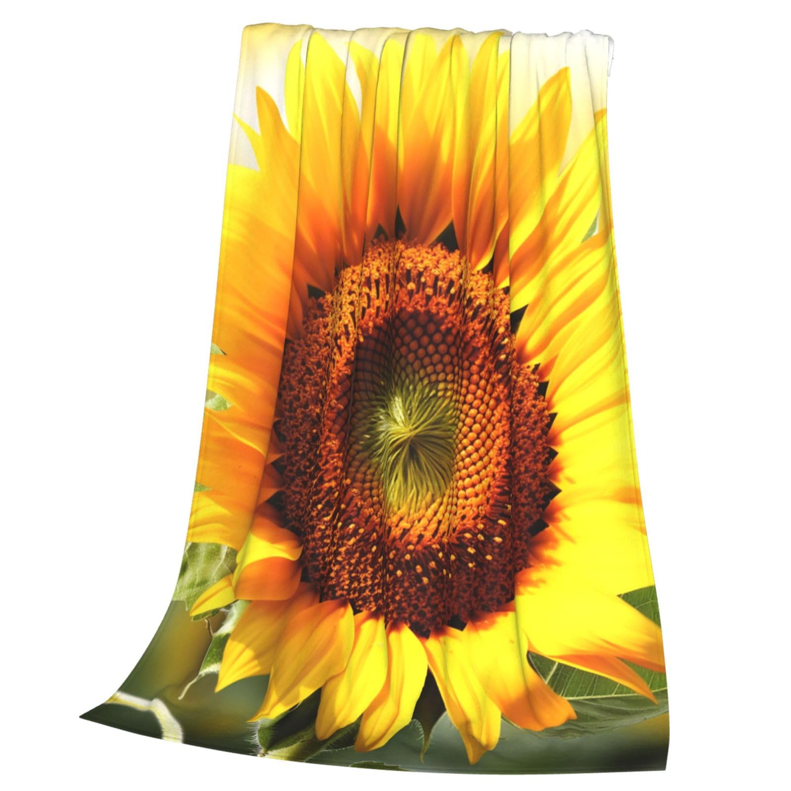 Couverture canapé flanelle tournesol pour vos soirées