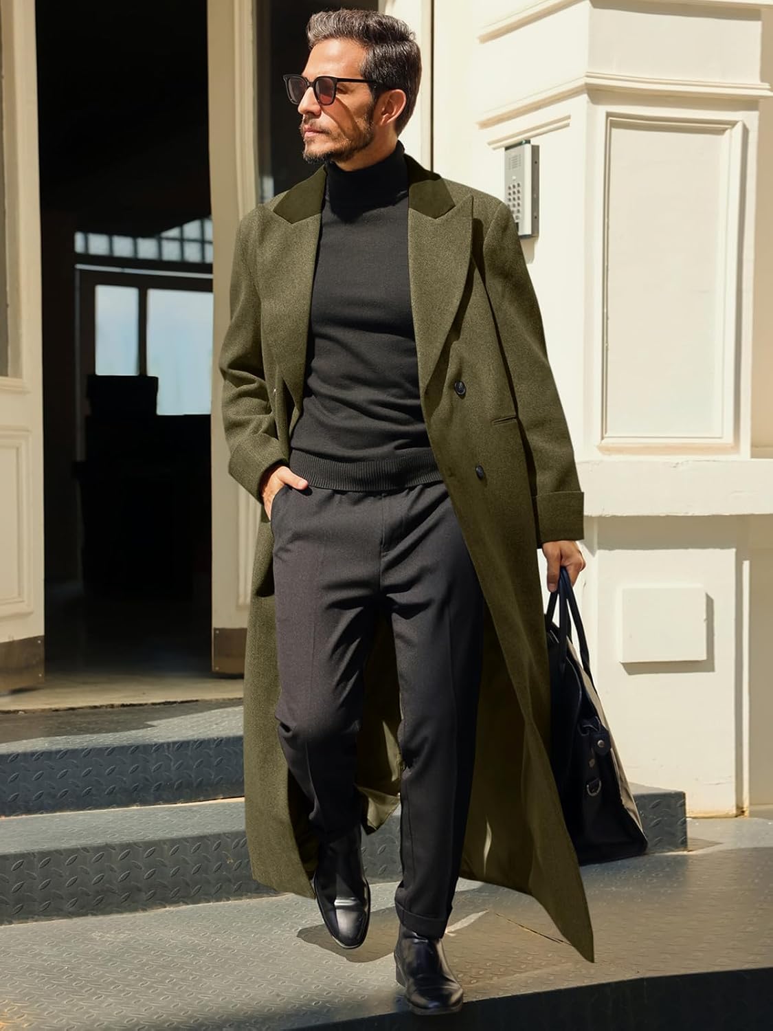 Men's Long Winter Coat Style