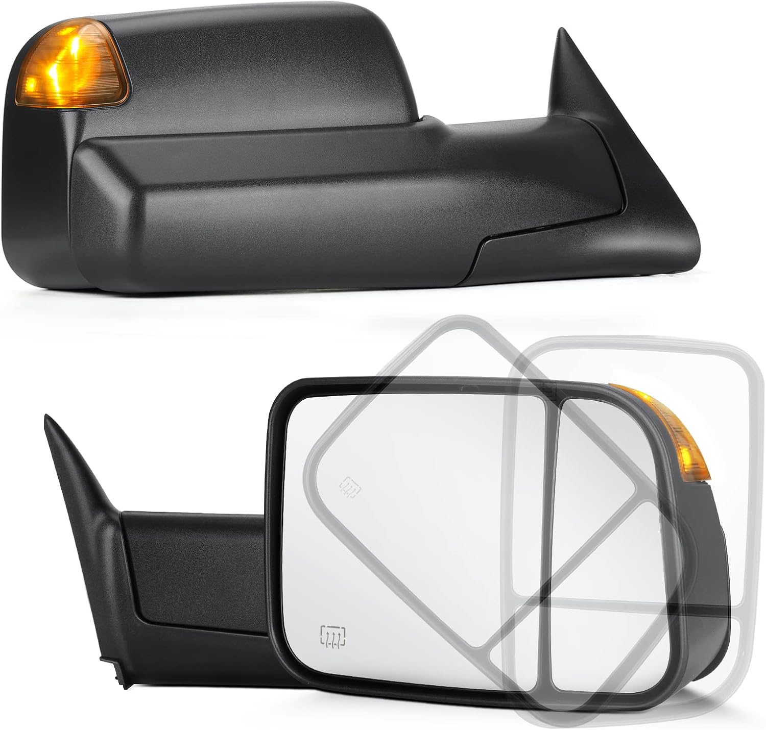 Youxmoto Towing Mirrors for Dodge Ram 1500 1998 1999 2000