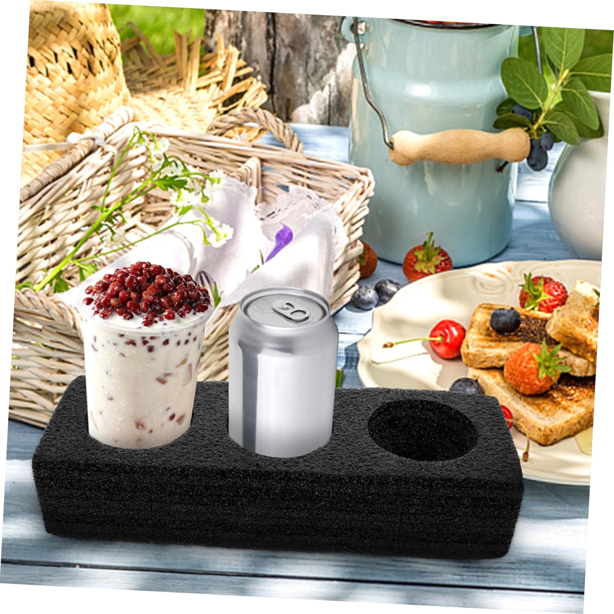 Hohopeti 6piezas Portavasos Para Café Leche Té Bandeja Portabebidas Resistente y Fácil De Usar Para Llevar