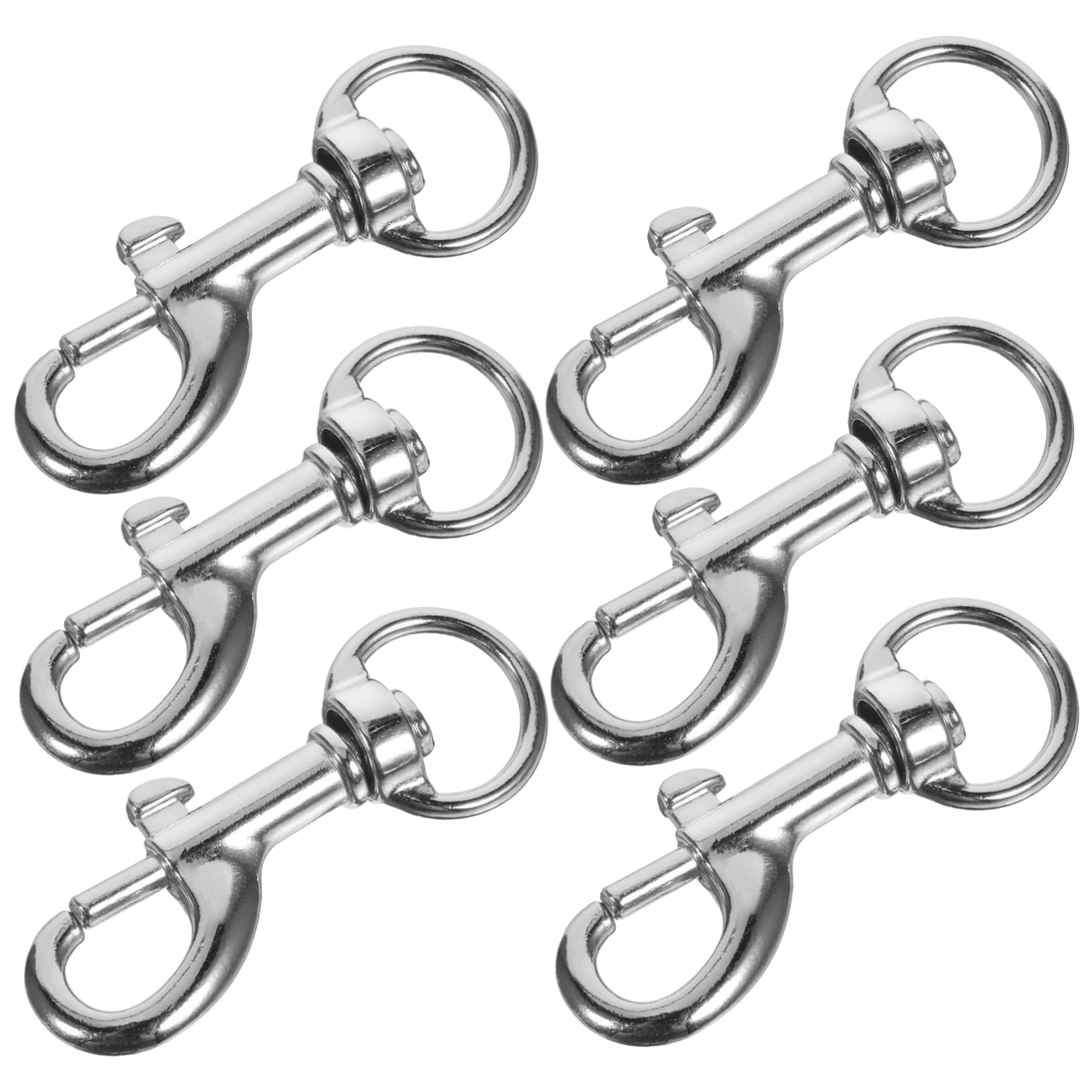 Mikikit 20pcs Swivel Snap Clip Heavy Duty Metal Dog Buckle Zinc Alloy Hooks for Dog Leash