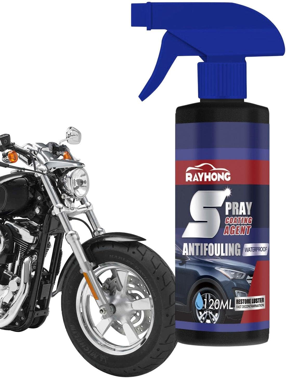 Ceramic Coating For Cars - Quick Coating Car Polishing Blackening Spray - 4.22 Oz Scratch Repair Sealant Polish For Hydrophobic Protection & High-Gloss