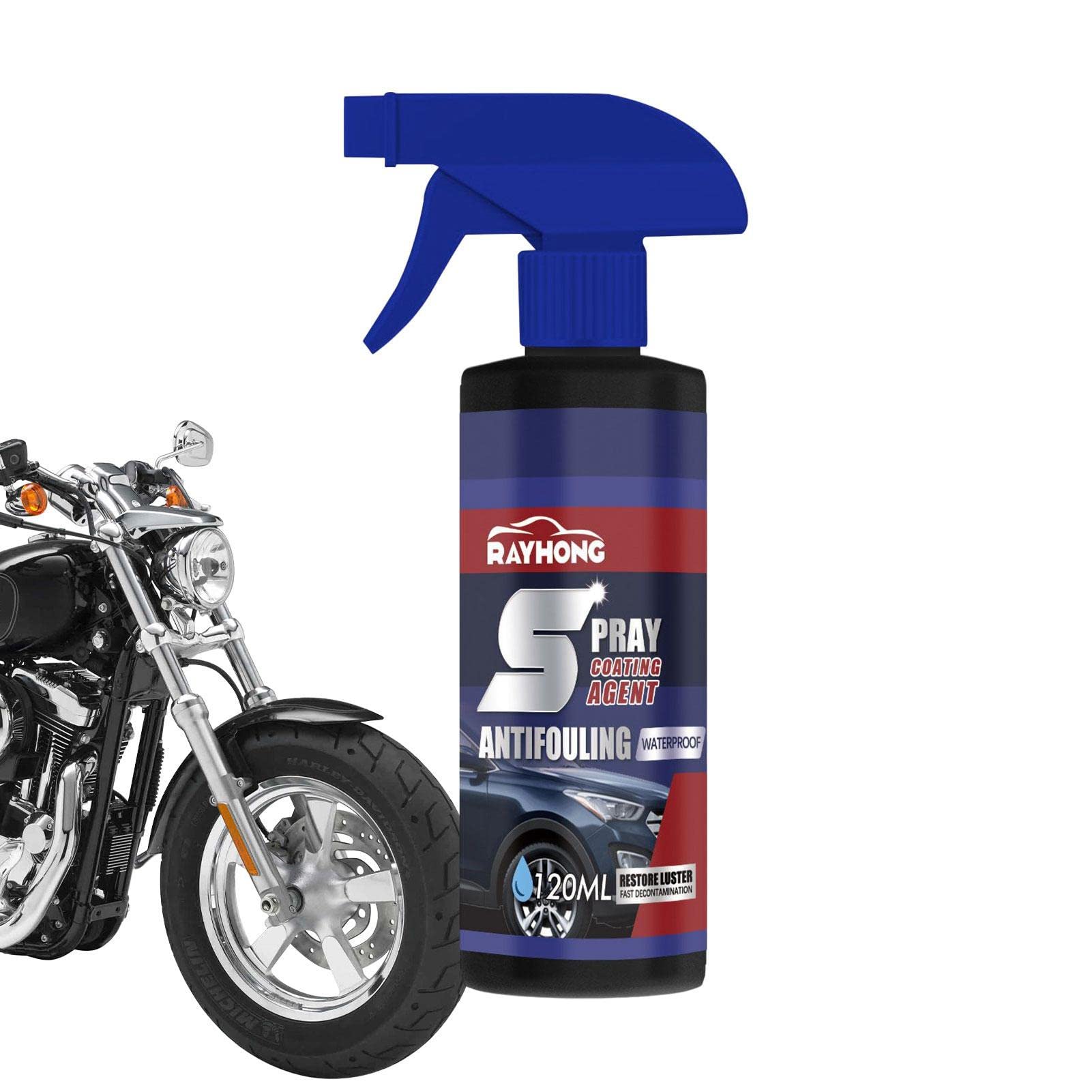 Ceramic Coating For Cars - Quick Coating Car Polishing Blackening Spray - 4.22 Oz Scratch Repair Sealant Polish For Hydrophobic Protection & High-Gloss