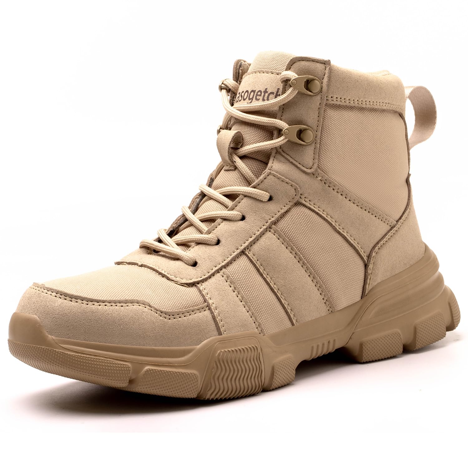 Nasogetch Safety Boots Men Women Steel Toe Cap Boots Shoes Trainers Comfortable Work Boots