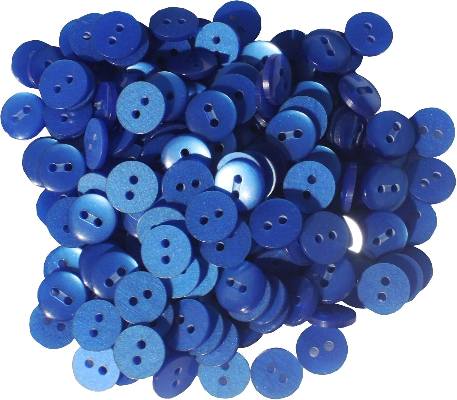 Full Funk Plastic Shirt Buttons 11 Millimeter Diameter x 300pcs Bulk Lot, Orange