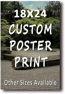 Exenruzl Custom Wall Art Prints with Your Pictures - Personalized Photo Wall Prints Home Decor - Waterproof Durable Canvas Posters - 18x24 inches