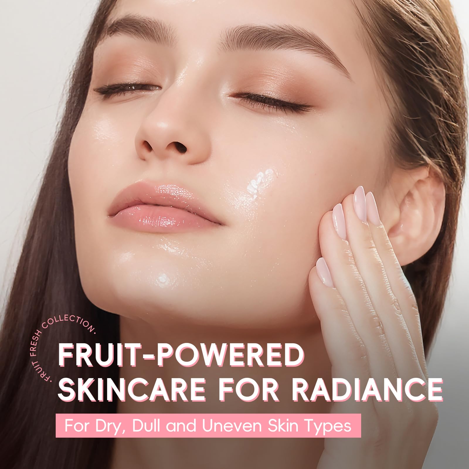 QUIYUM Set de Cuidado de la Piel con Niacinamida y Sandía, Set Regalo para Adolescentes con Gel Limpiador, Tónico, Crema Contorno de Ojos, Crema y Sérum, Rutina Glow Up para Mujeres — view 3