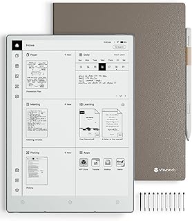 AiPaper Carta 1300 AI E Ink Tablet Bundle 300PPI E-Notebook with Pen, 10.65 inch to 4.5 mm Thick Notetaking Tablet, 370g, 128GB