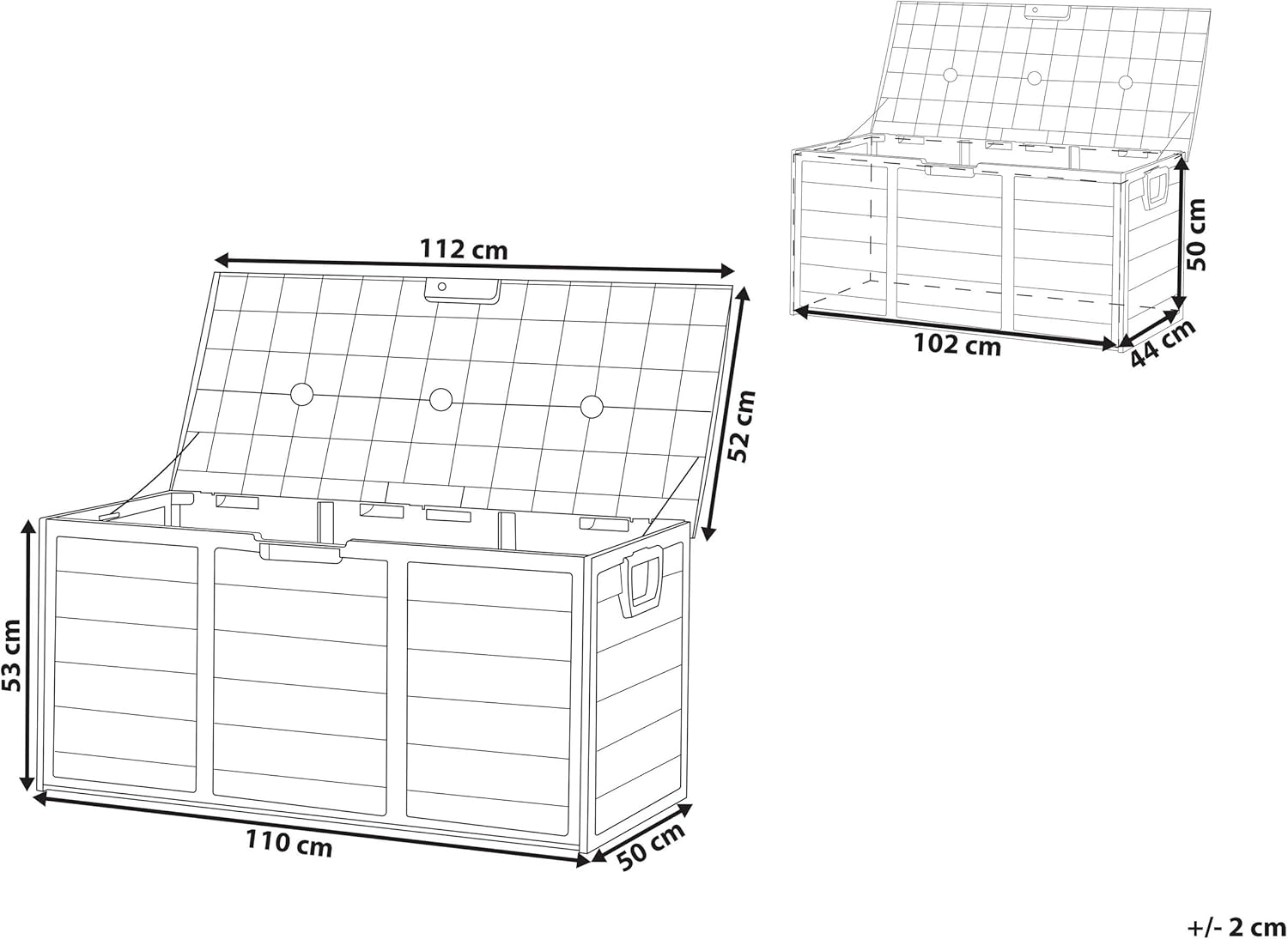 arcon exterior, Baúl de Almacenaje, Arcón de Jardín, baúl para herramientas