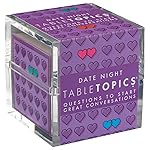 TableTopics Date Night Question Card Game - 135 Conversation Starter Cards for Romantic Evenings, Quality Time Together with No Distractions, Gift for Couples\' Anniversaries