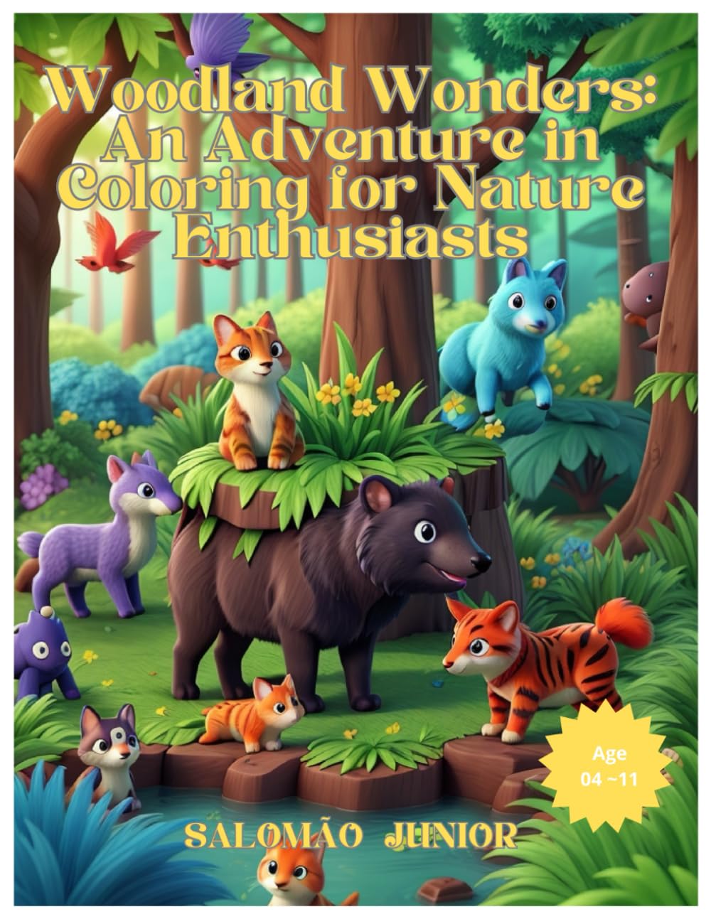 Woodland Wonders: An Adventure in Coloring for Nature Enthusiasts