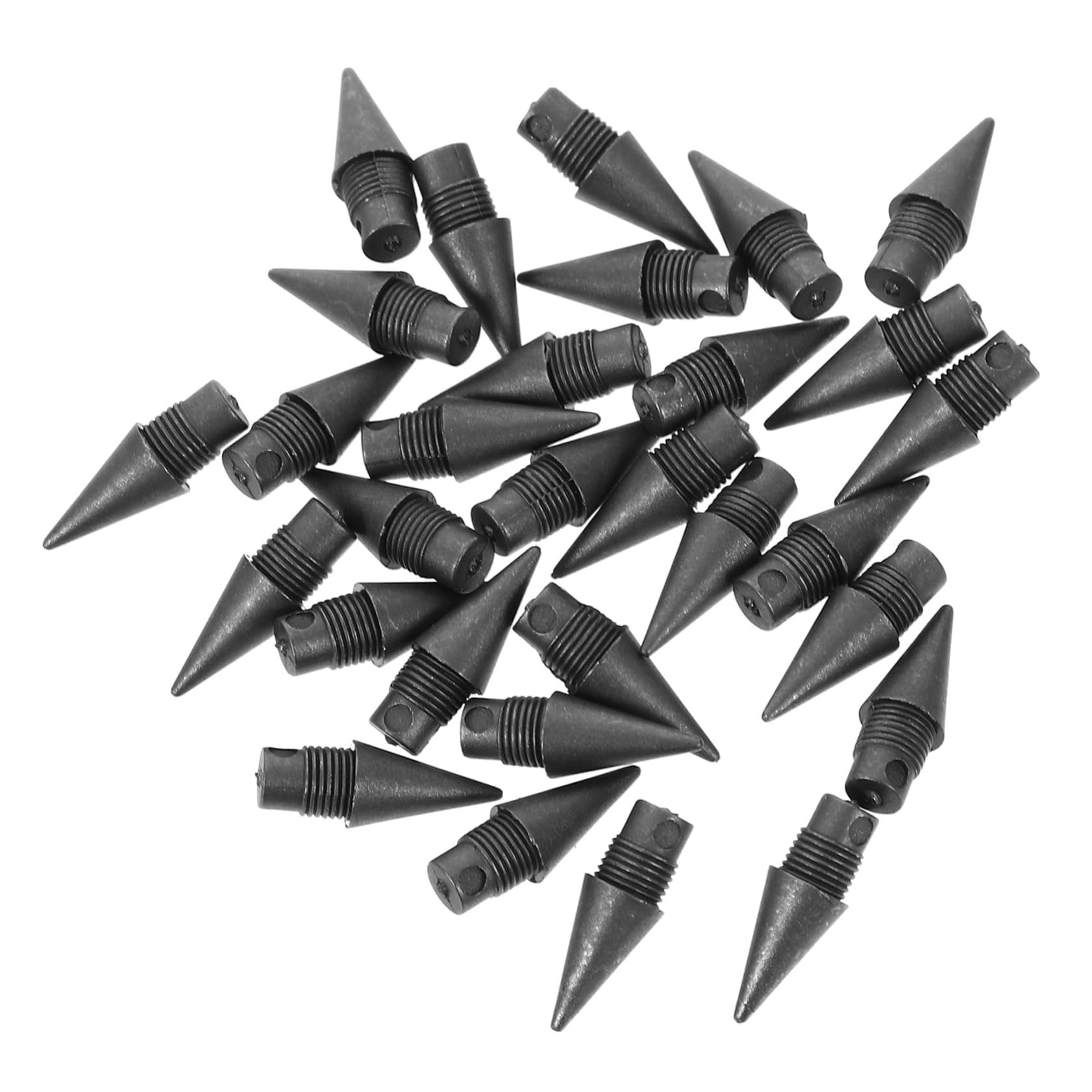 Angoily 30pcs Inkless Pencil Replacement Nibs for Everlasting Pencils No Sharpening Portable Writing Nibs for School Supplies and Drawing Compatible with Unlimited Pens