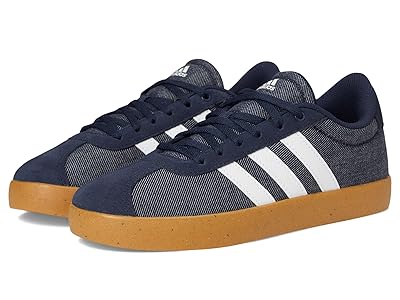 adidas Kids VL Court 3.0 Shoes (Little Kid/Big Kid) Kids Shoes Ink/White/Gum