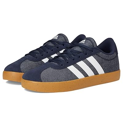 adidas Kids VL Court 3.0 Shoes (Little Kid/Big Kid) Kids Shoes Ink/White/Gum