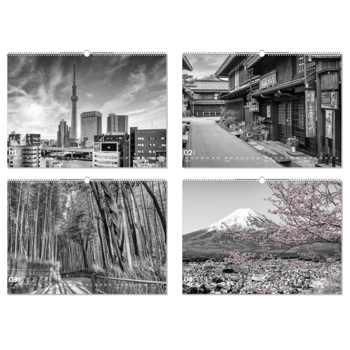 artboxONE Kalender 2027 Faszination Japan Wandkalender A2 2027 Reise/Asien