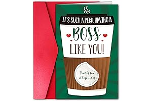 Adorable Appreciation Card for Boss, Thoughtful Little Gift for Boss Lady or...