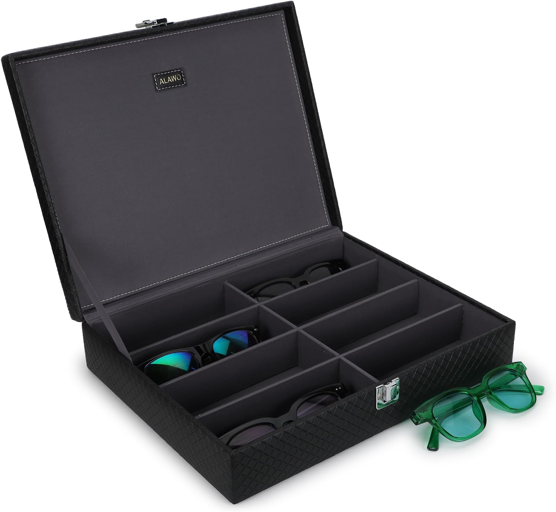 - Sunglass Box Organizer Holder Case