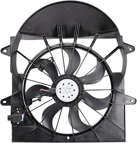 Vista 22 de TRQ Conjunto de ventilador de enfriamiento dual para radiador Compatible con 2004-2006 Lexus ES330 Toyota Camry 2004-2008 Solara LX3115111