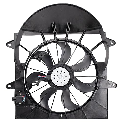 Vista 81 de TRQ Conjunto de ventilador de refrigeración dual compatible con Infiniti EX35 2009 FX35 FX50 2007-2008 G35 2008-2013 G37 2012-2013 M35h 2014-2015