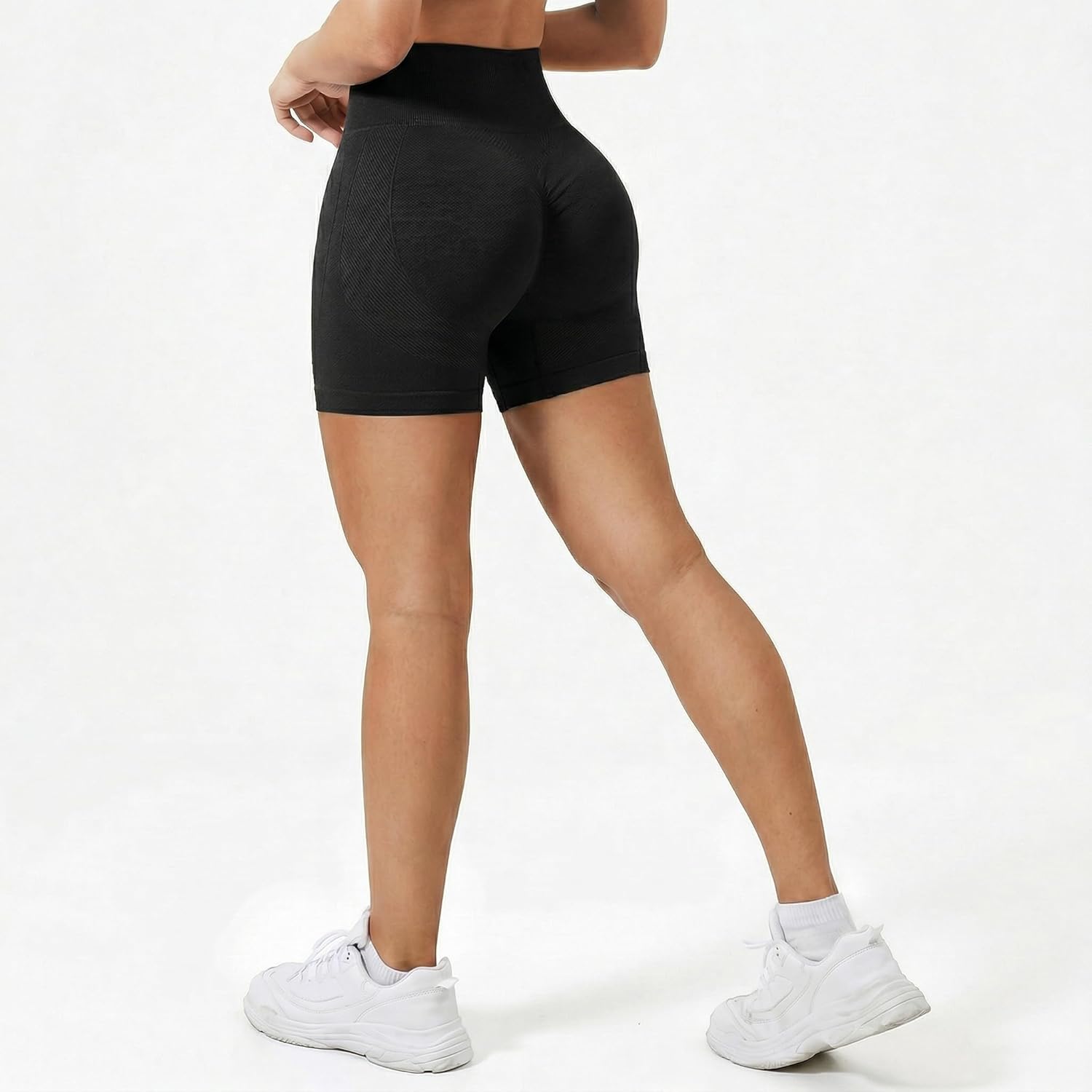 2 Pack High Waisted Shorts for Women 3.5",Tummy Control & Squat-Proof Workout Shorts for Yoga,Running