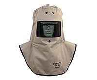 Vista 7 de Oberon Arc Flash Hood 40 Cal Incluye Capucha y Casquillo Duro Canadiense Serie CAT