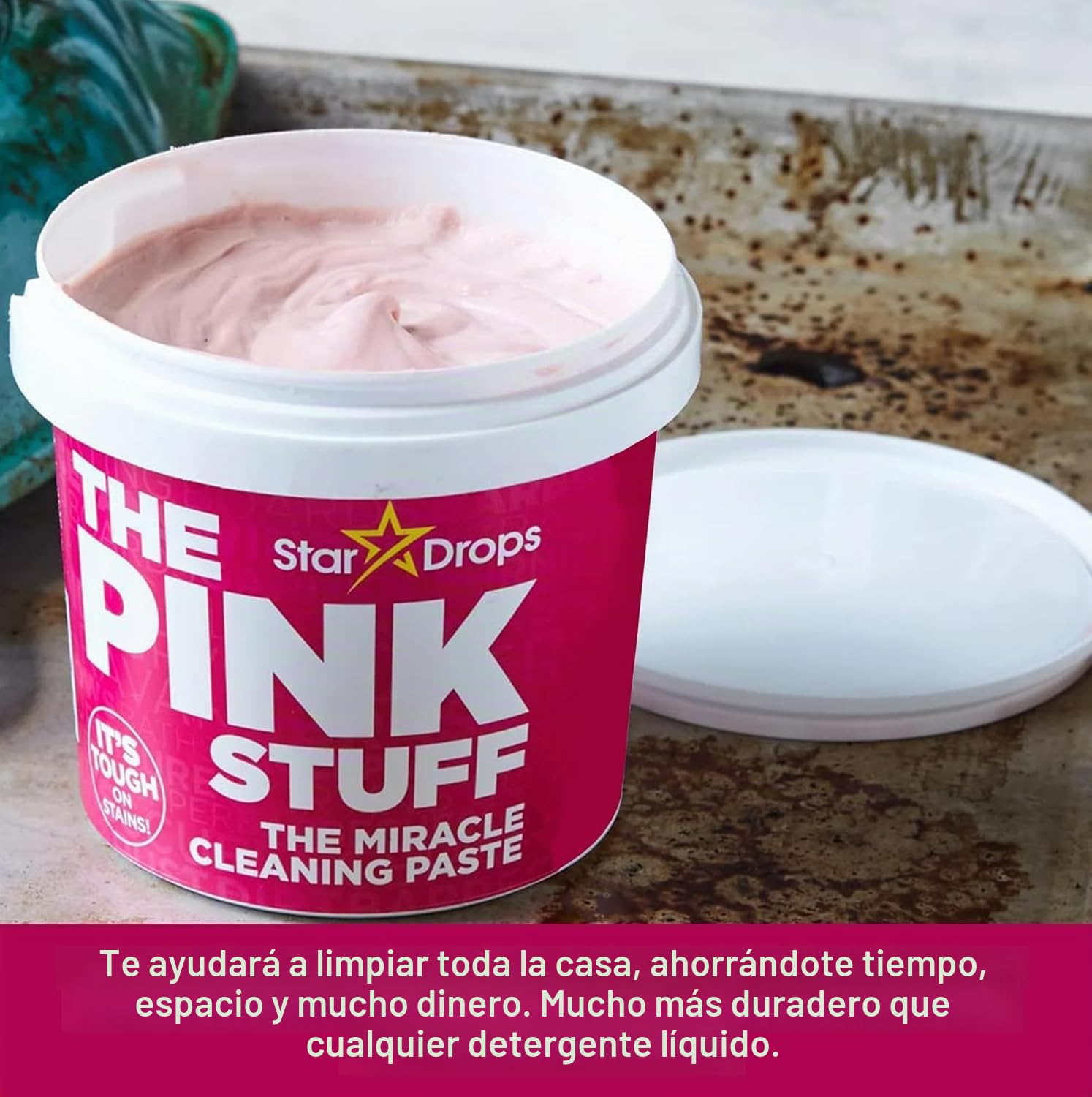 Stardrops The Pink Stuff - The Miracle Pasta de limpieza multiusos (versión internacional) (3 unidades)