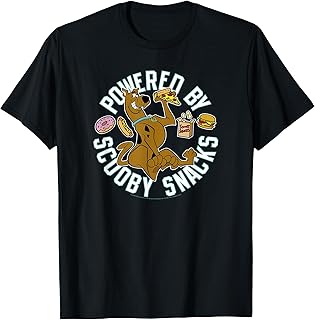 Scooby-Doo Powered By Scooby Snacks Food Humor T-Shirt