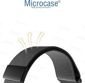 Microcase Google Pixel Watch için Manyetik Metal Kordon Kayış - KY14
