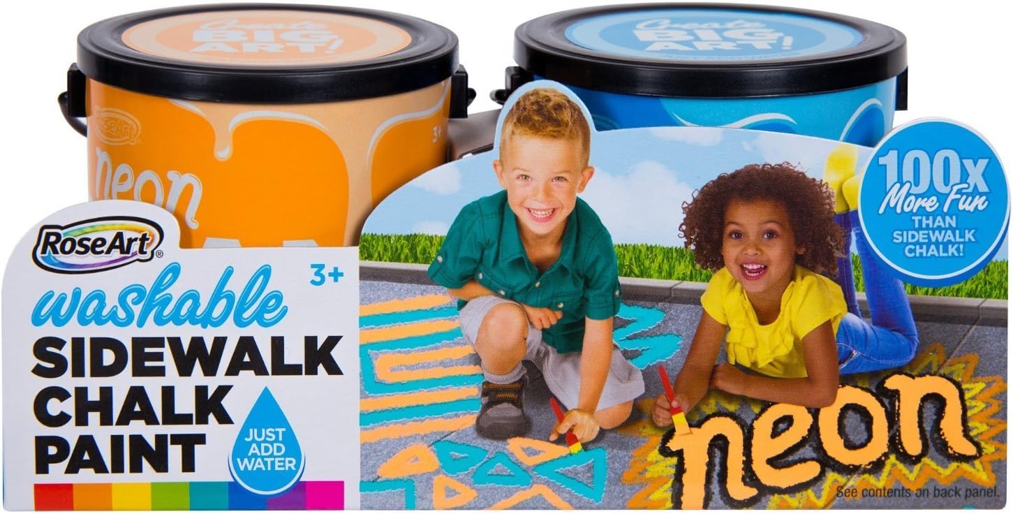 Mattel RoseArt Neon Sidewalk Chalk Paint Set 2ct Kenya Ubuy
