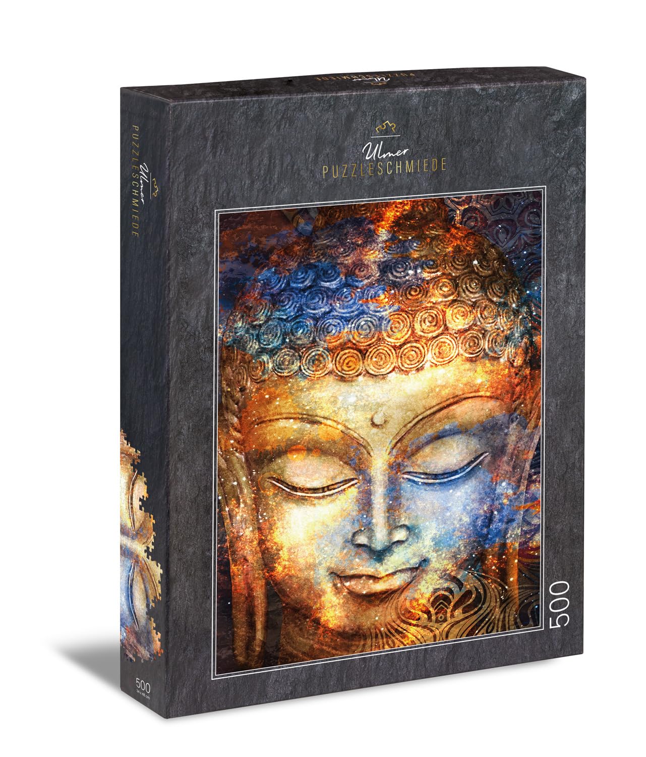 Ulmer Puzzleschmiede - Puzzle Buddha: puzzle 1000 pezzi - Testa di Buddha come