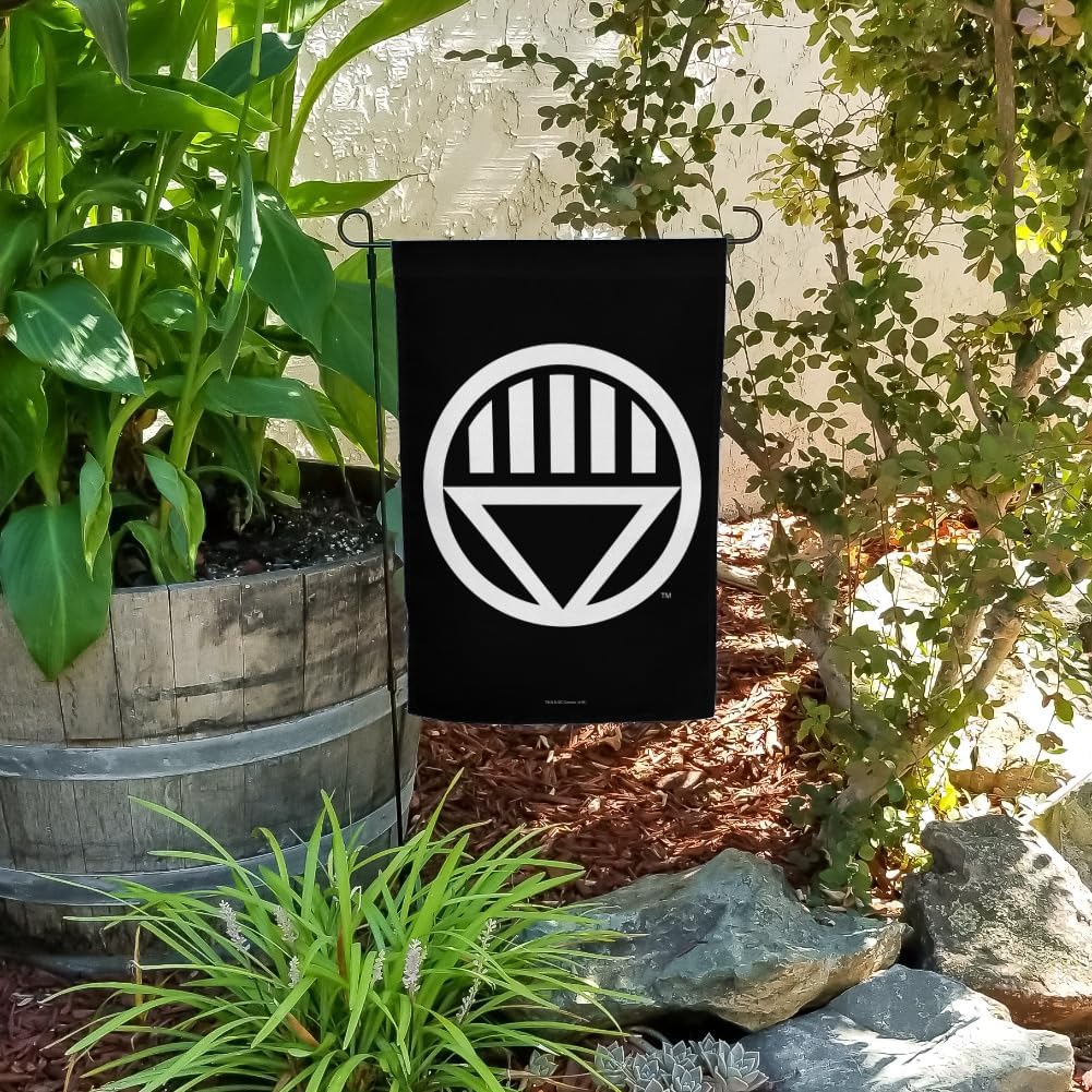 Green Lantern Blackest Night Black Lantern Logo Garden Yard Flag