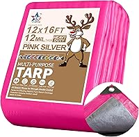 Vista 29 de STARPYNG -Lona de polietileno resistente, impermeable, resistente a los rayos UV, resistente a la intemperie, para automóviles, barcos, patios