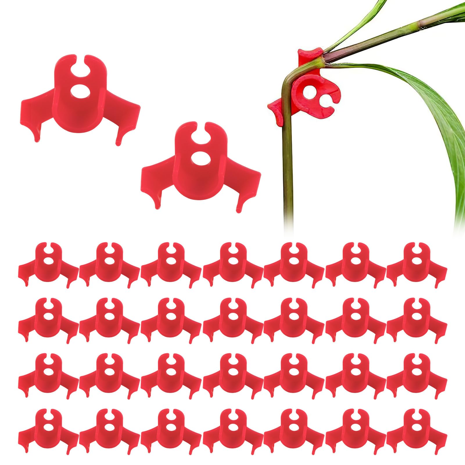 30 Clip Per Addestramento Piante A Basso Stress, Regolabili, Piegatrici Per Steli, Per Giardinaggio Indoor E Outdoor - 2