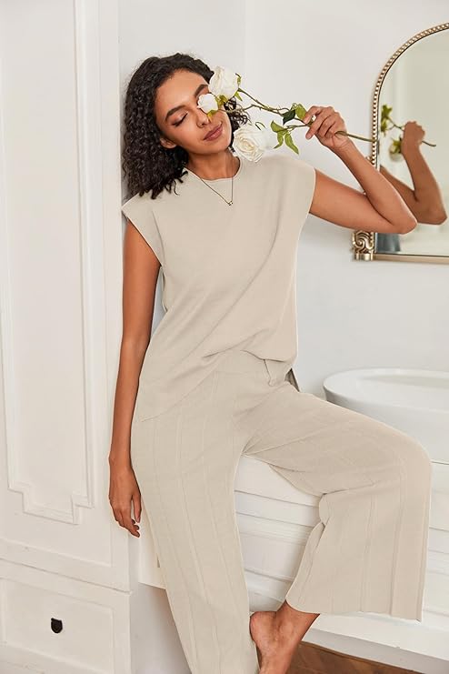 Linen Blend Lounge Set